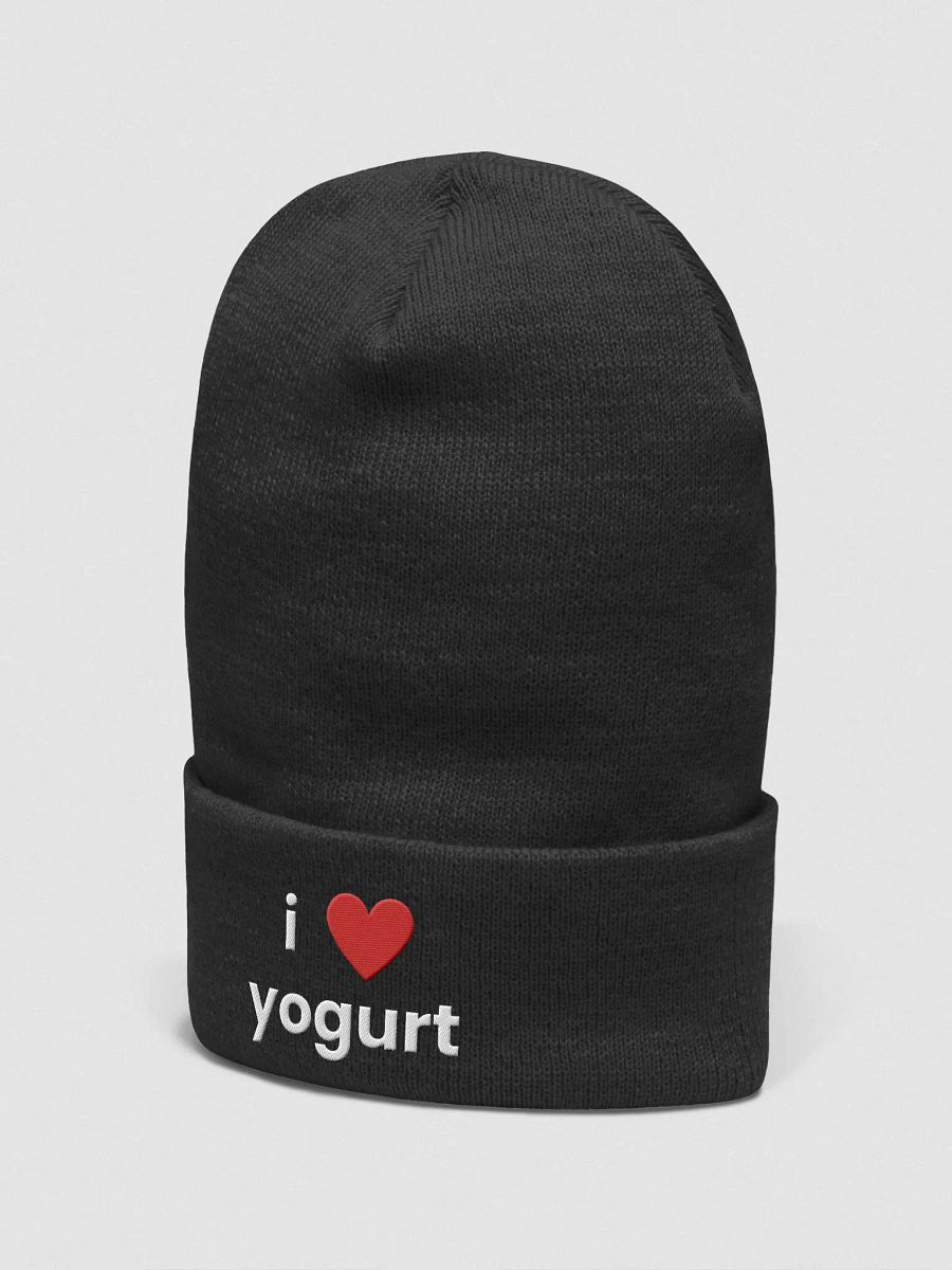 "i ❤ yogurt" embroidered beanie product image (9)
