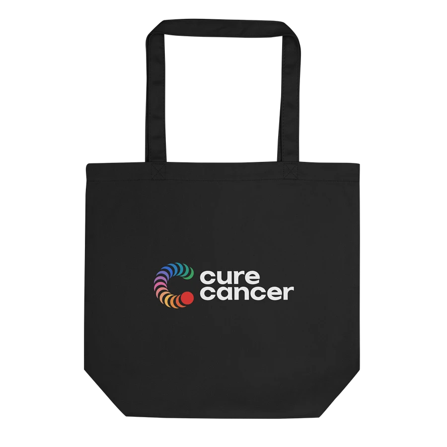 Cure Cancer | Logo Eco-Friendly Statement Tote - Black product image (1)