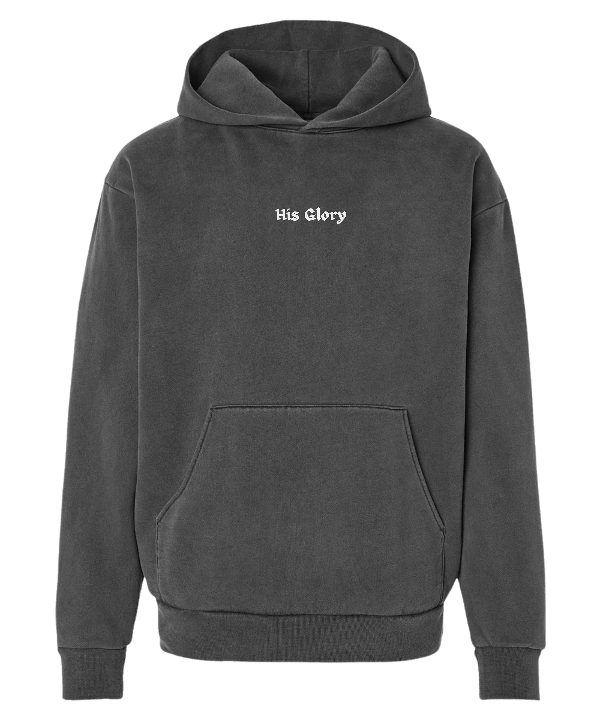 HIS GLORY HOODIE - CHARCOAL product image (1)