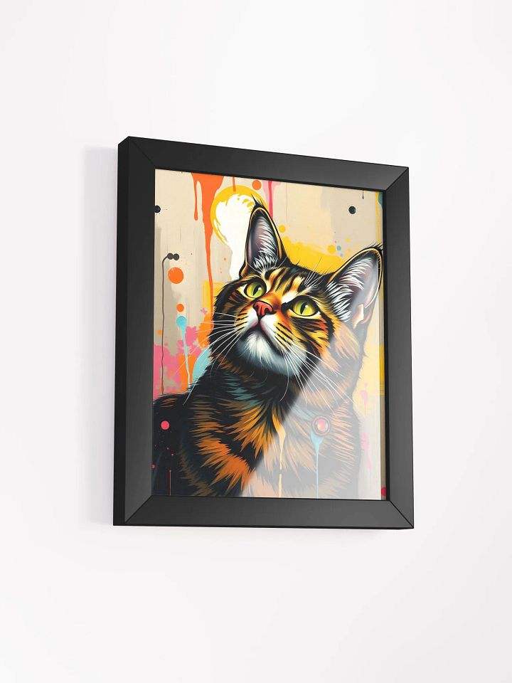 pretty kitty! Vibrant Ayous Wood Framed Poster product image (12)