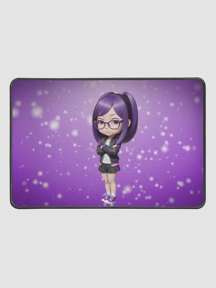 (Purple CHIBI) K Desk Mat 12" x 18" product image (1)