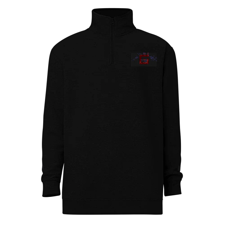 Abstract Red Structure Unisex Fleece Pullover product image (1)