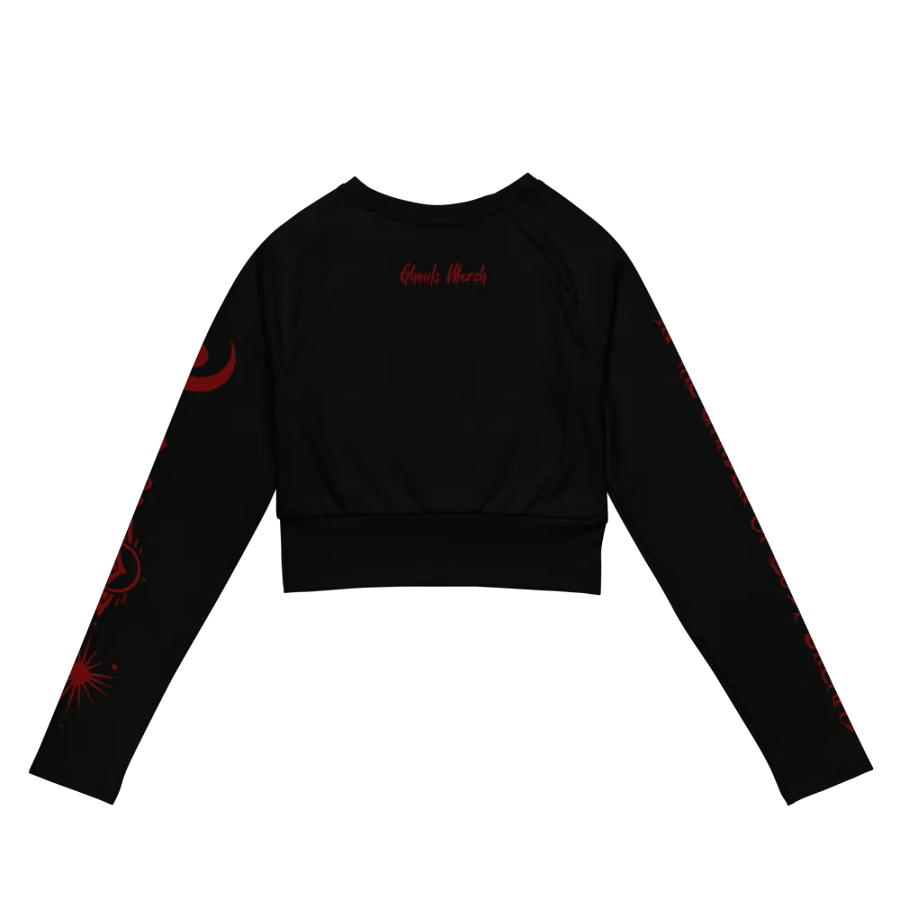 Blood Rose Macabre All-Over Crop Top product image (3)