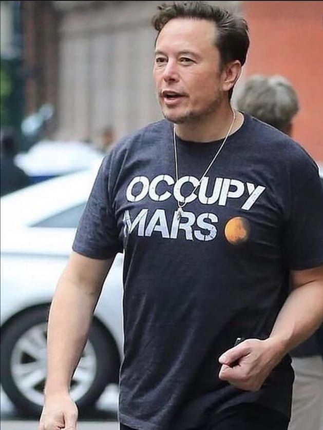 Elon Musk Occupy Mars T-Shirt product image (9)