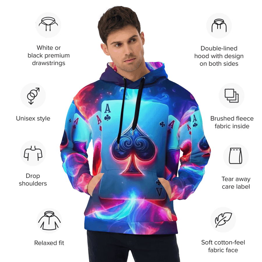 Glowing Ace Hoodie product image (6)