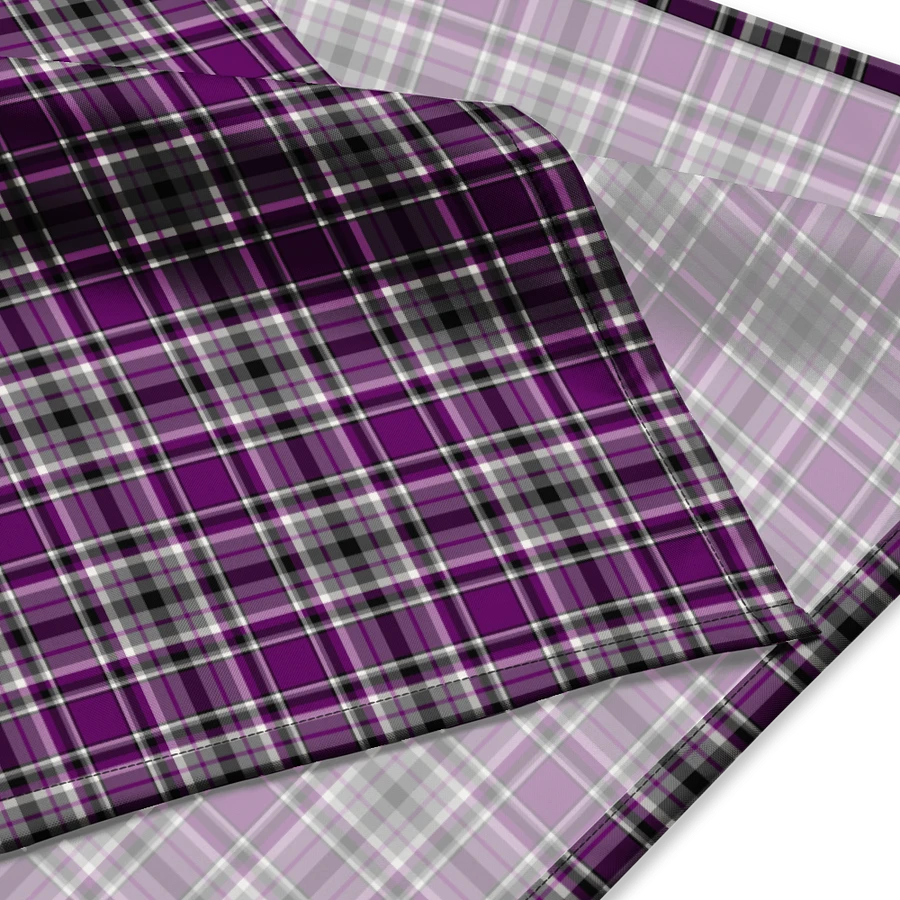 Purple and Gray Plaid Bandana product image (2)