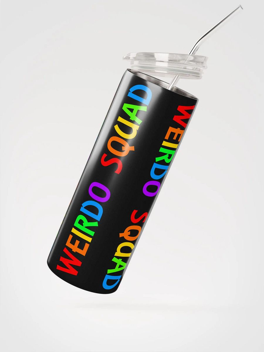 Weirdo Squad Rainbow - Stainless Steel Tumbler w/ Straw product image (3)