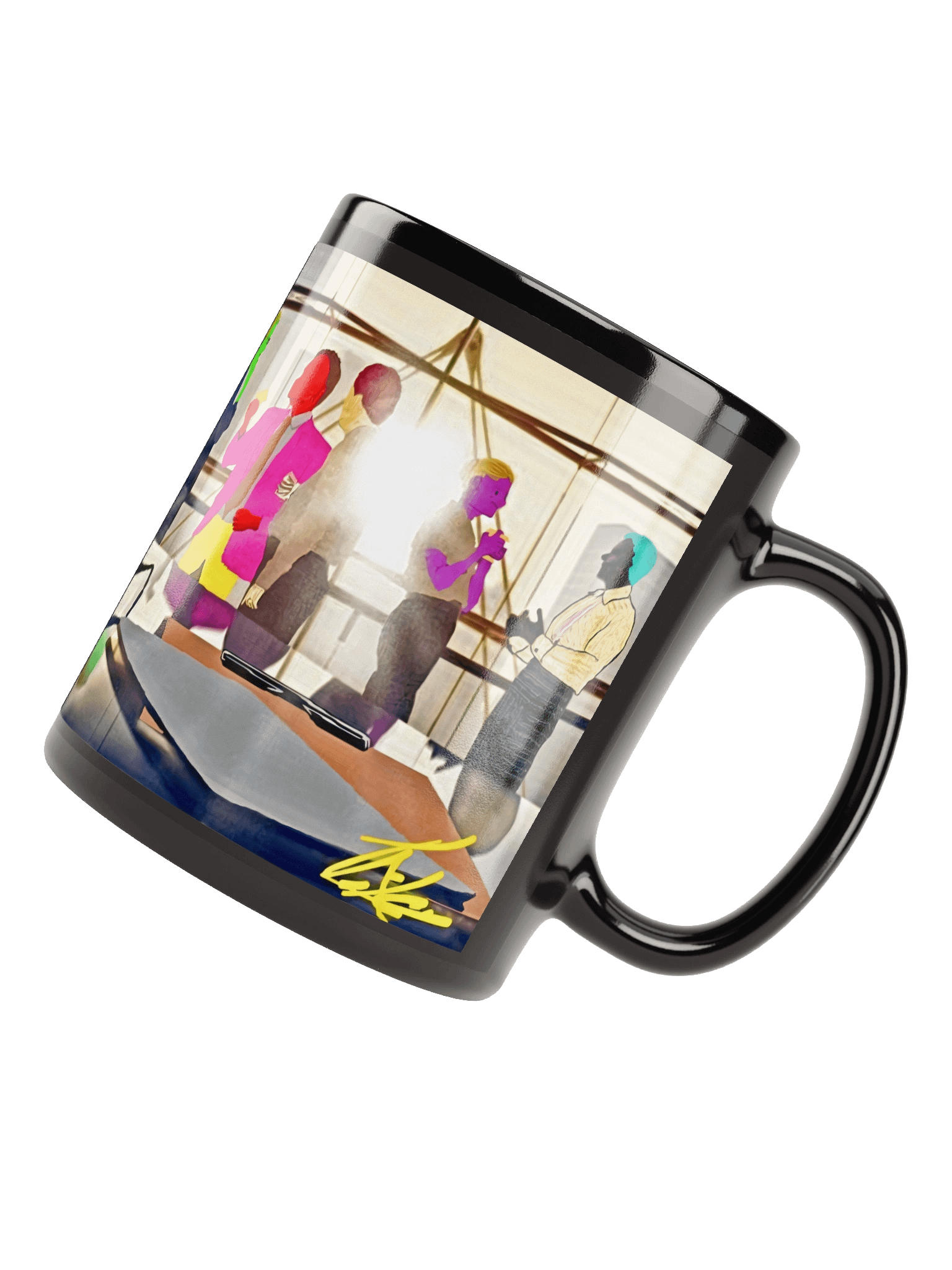 Cityscape Office Silhouettes Mug product image (8)