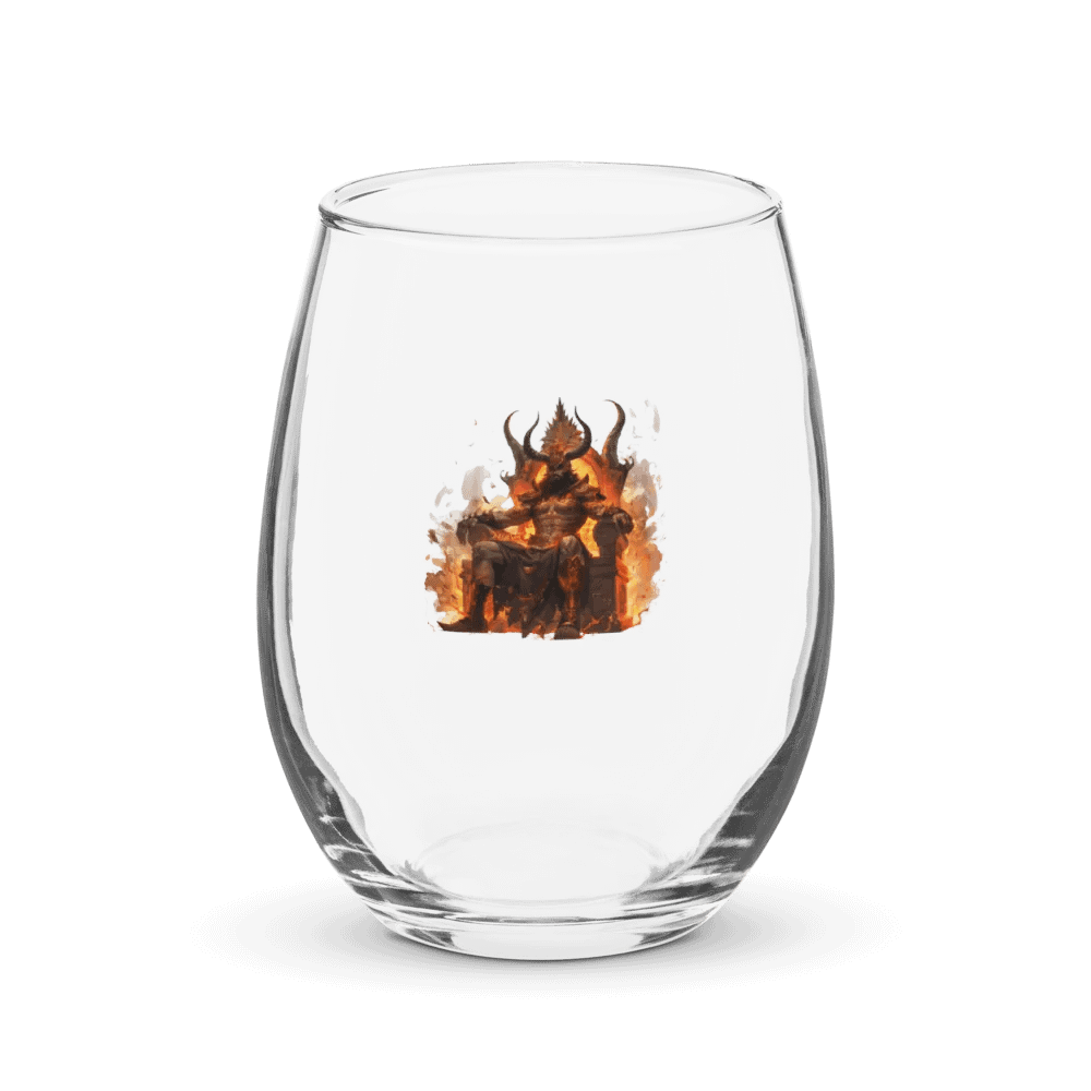 Hades - The God of the Underworld Stemless Water / Wine Glass product image (1)