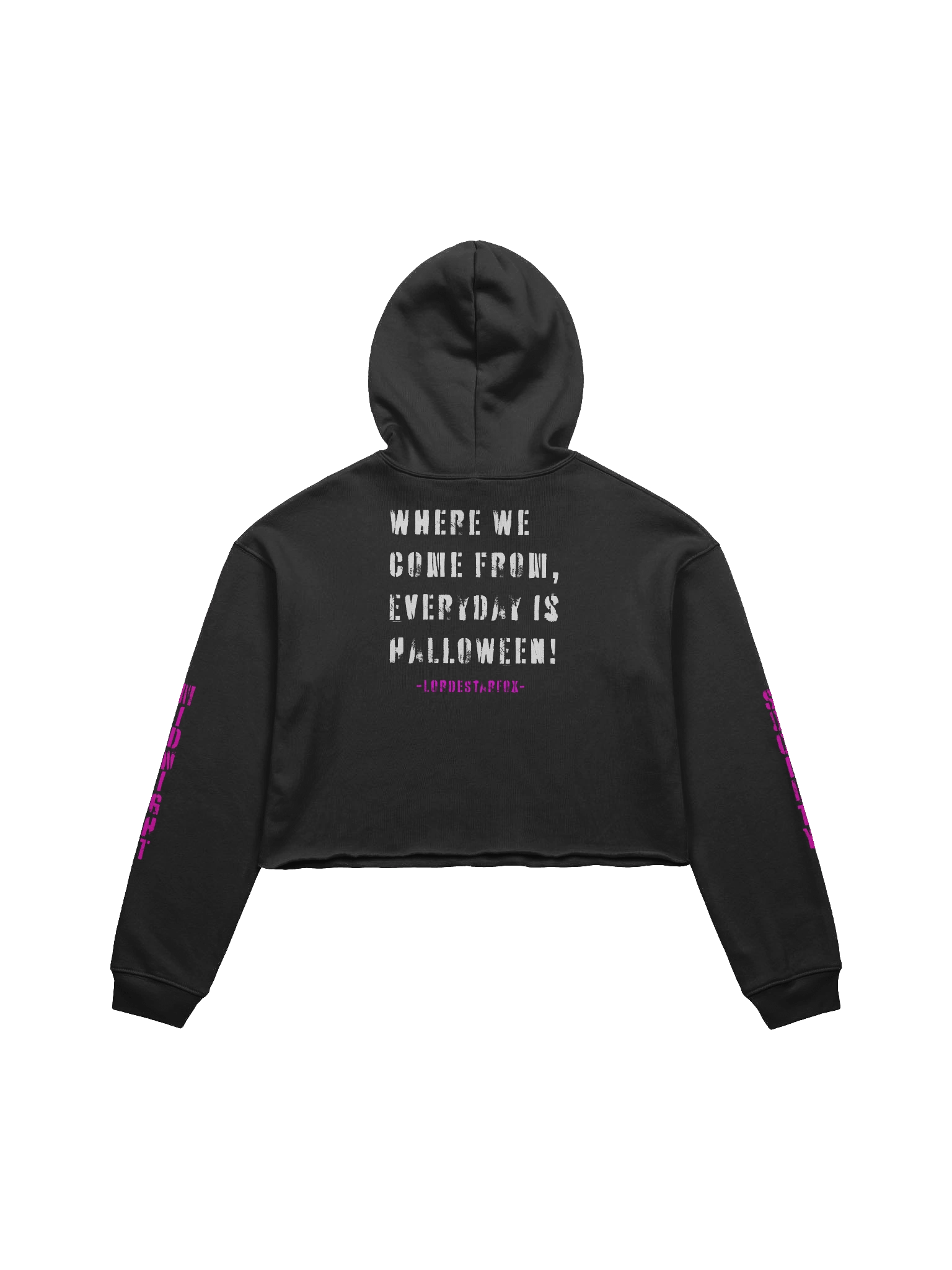 Midnight Lycanthropy Cut Off Hoodie product image (2)