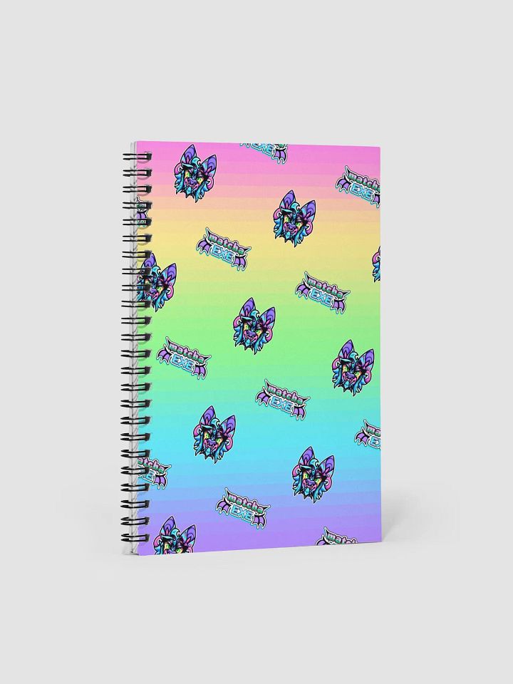 MatchaEXE Logo + Symmetrical Icon Gradient Notebook product image (1)
