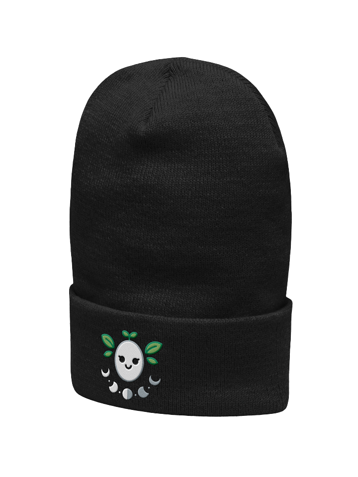 Bonnet Rethaly lune masque joyeux plantes brodé product image (12)