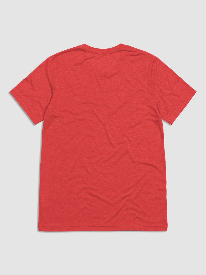 DJ T-SHIRT DJ Mode On Slogan Bella+Canvas Triblend Short Sleeve T-Shirt in Red product image (2)