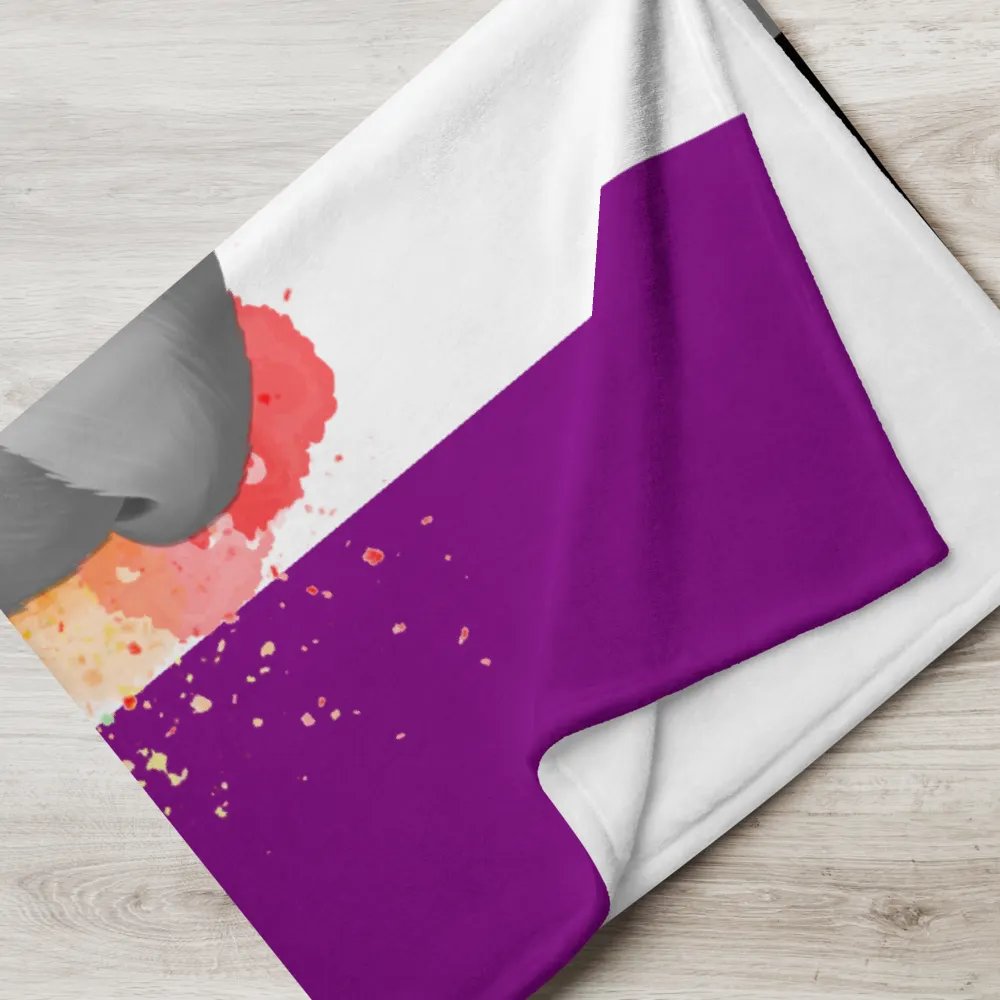 Asexual Pride Fox Blanket (2023) product image (5)