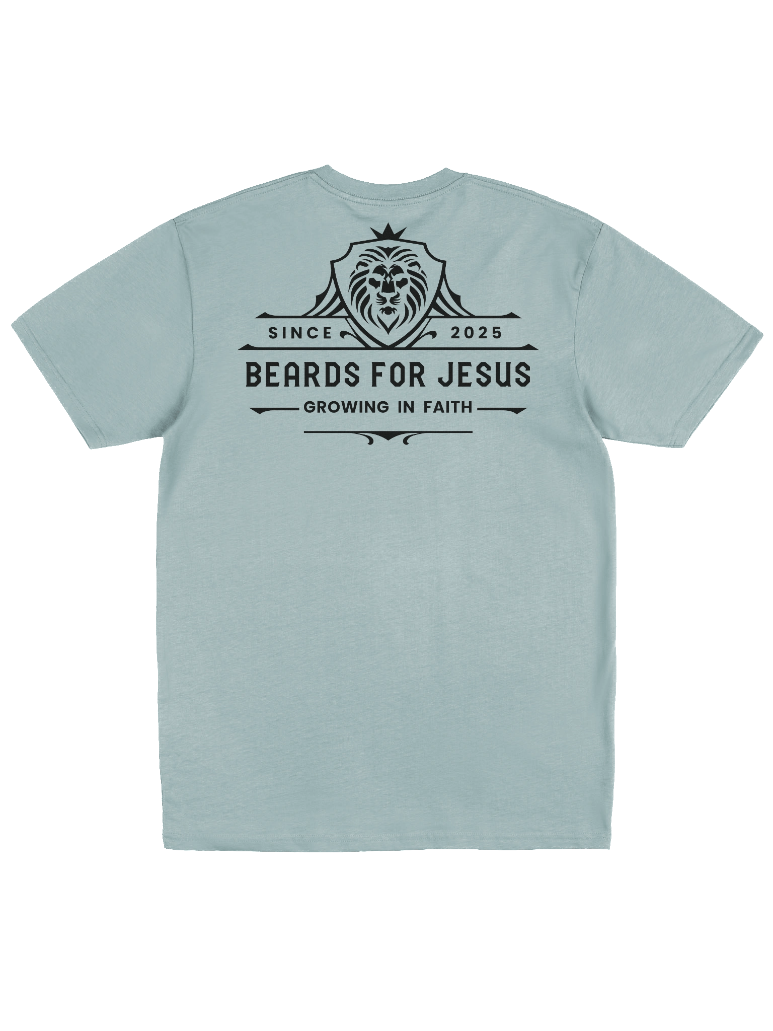 Beards For Jesus Logo Tee - Black Logo - Men's Heavyweight product image (13)