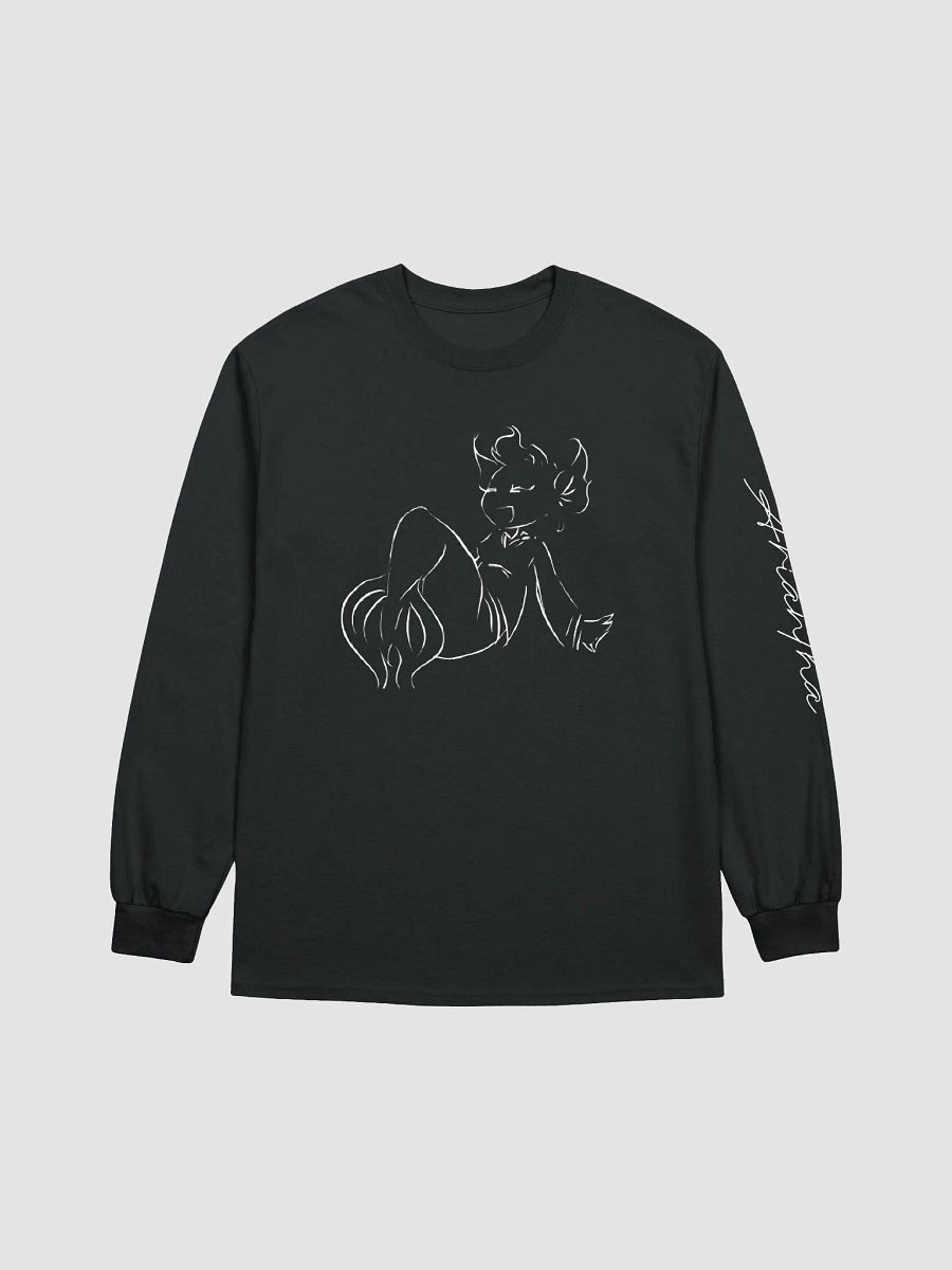 Mermaid White Outline, Longsleeves product image (2)