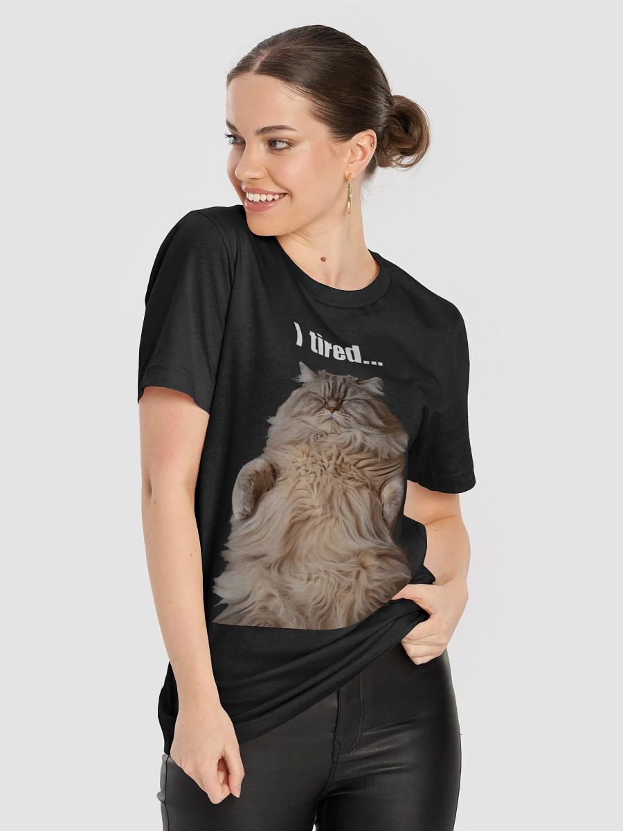 I Tired... Fluffy Cat Supersoft T-Shirt product image (84)