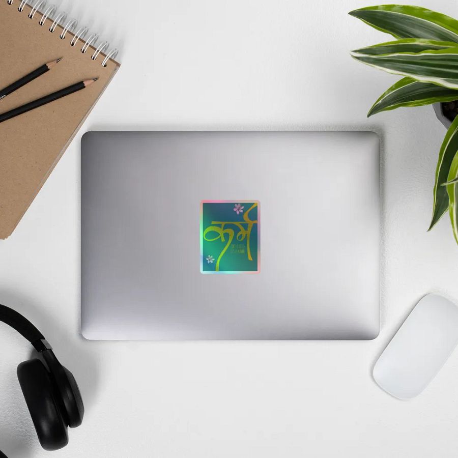 Reflective Script Holographic Sticker Set product image (11)