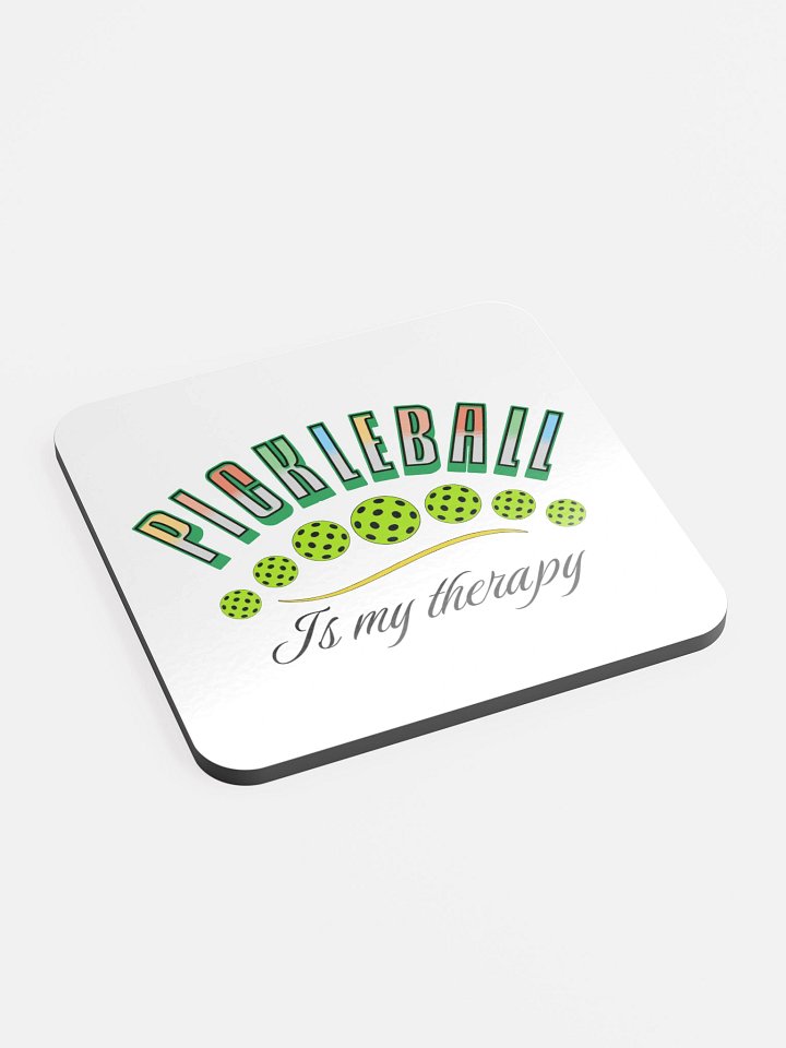 Pickleball Is My Therapy Coaster Set product image (2)
