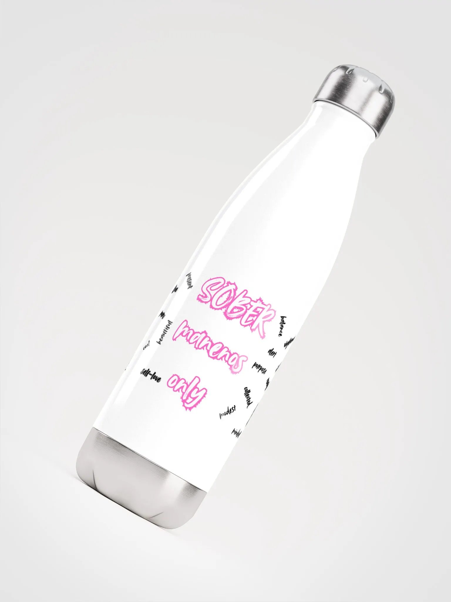 SOBER Manenos Only Stainless Steel Water Bottle product image (2)