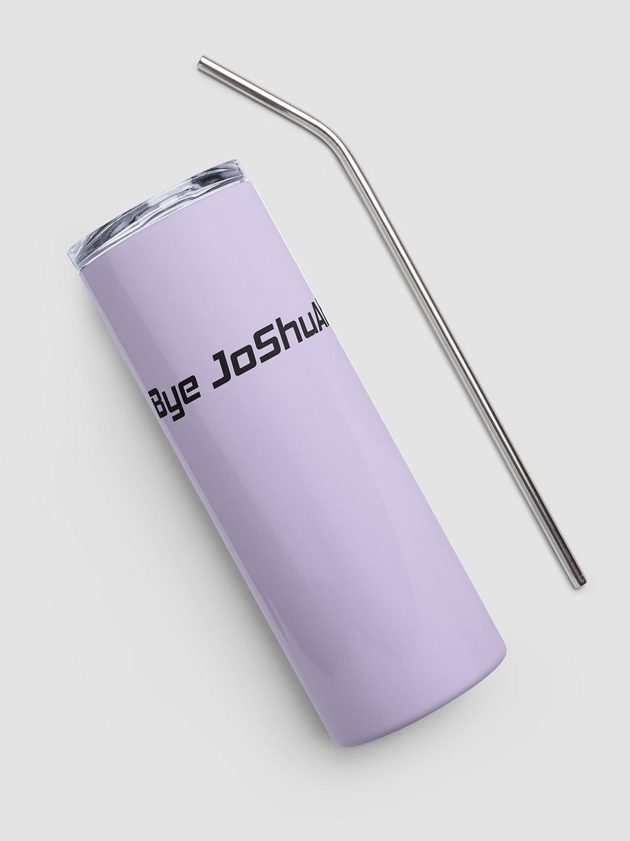 Bye Joshuah Stainless steel tumbler - Purple product image (4)