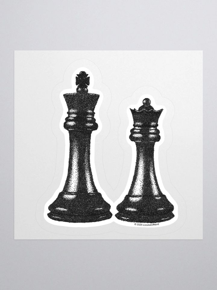 "Couple" Chess King & Queen Stipple product image (3)