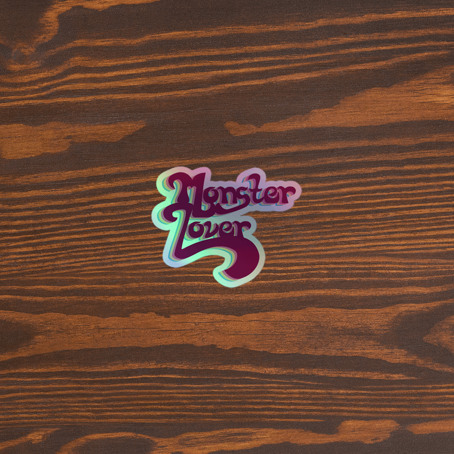 Monster Lover Holographic Sticker product image (5)