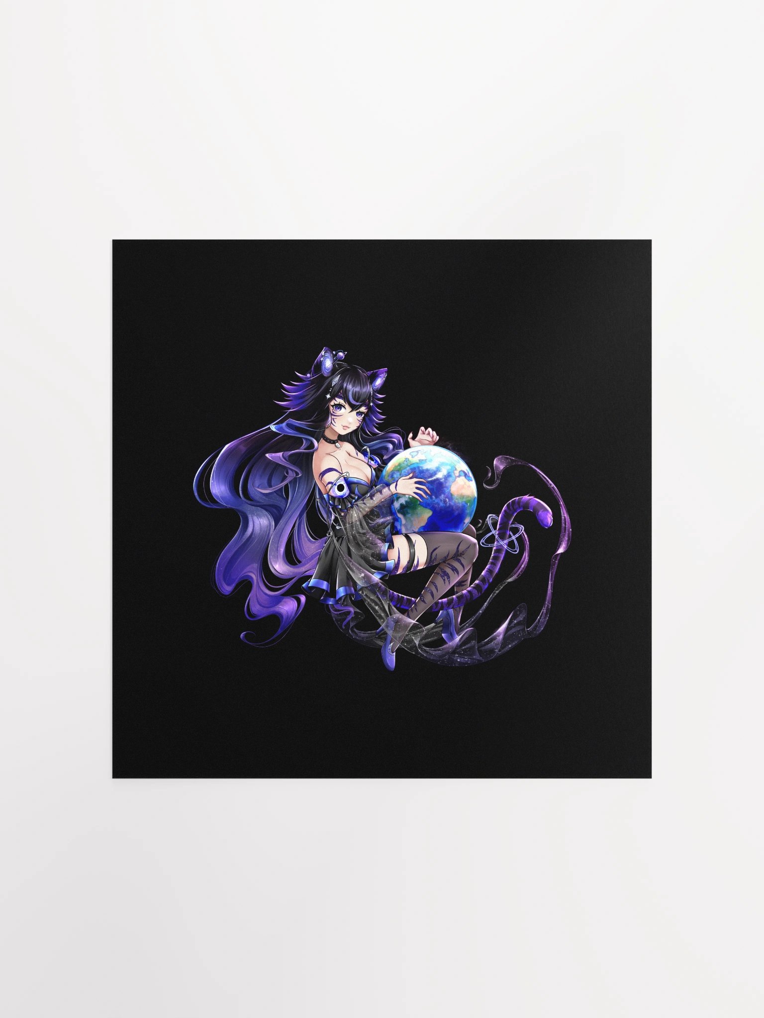 Floating Moona Enhanced Matte Paper Poster product image (1)