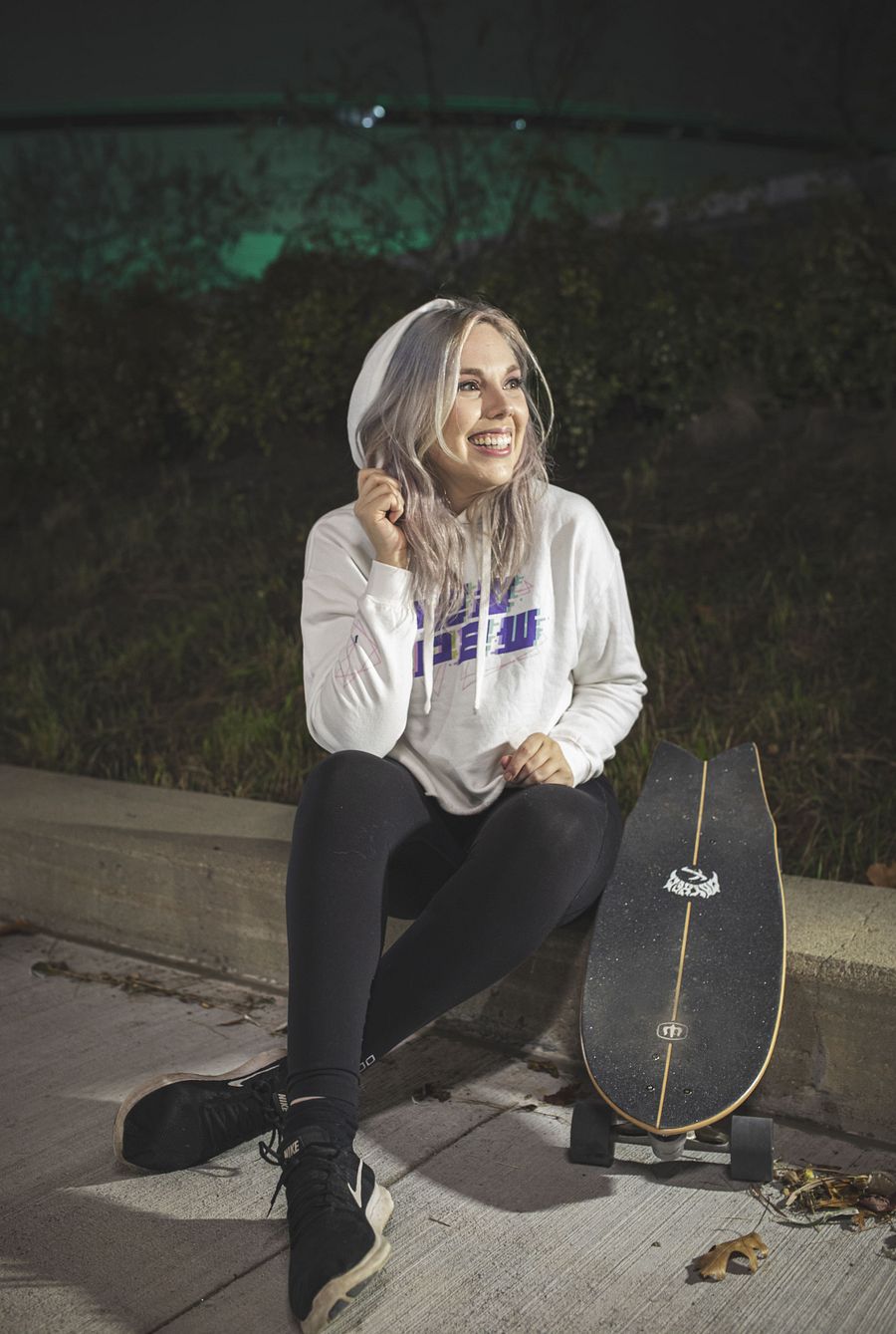 Electro Pew Crop Hoodie product image (3)