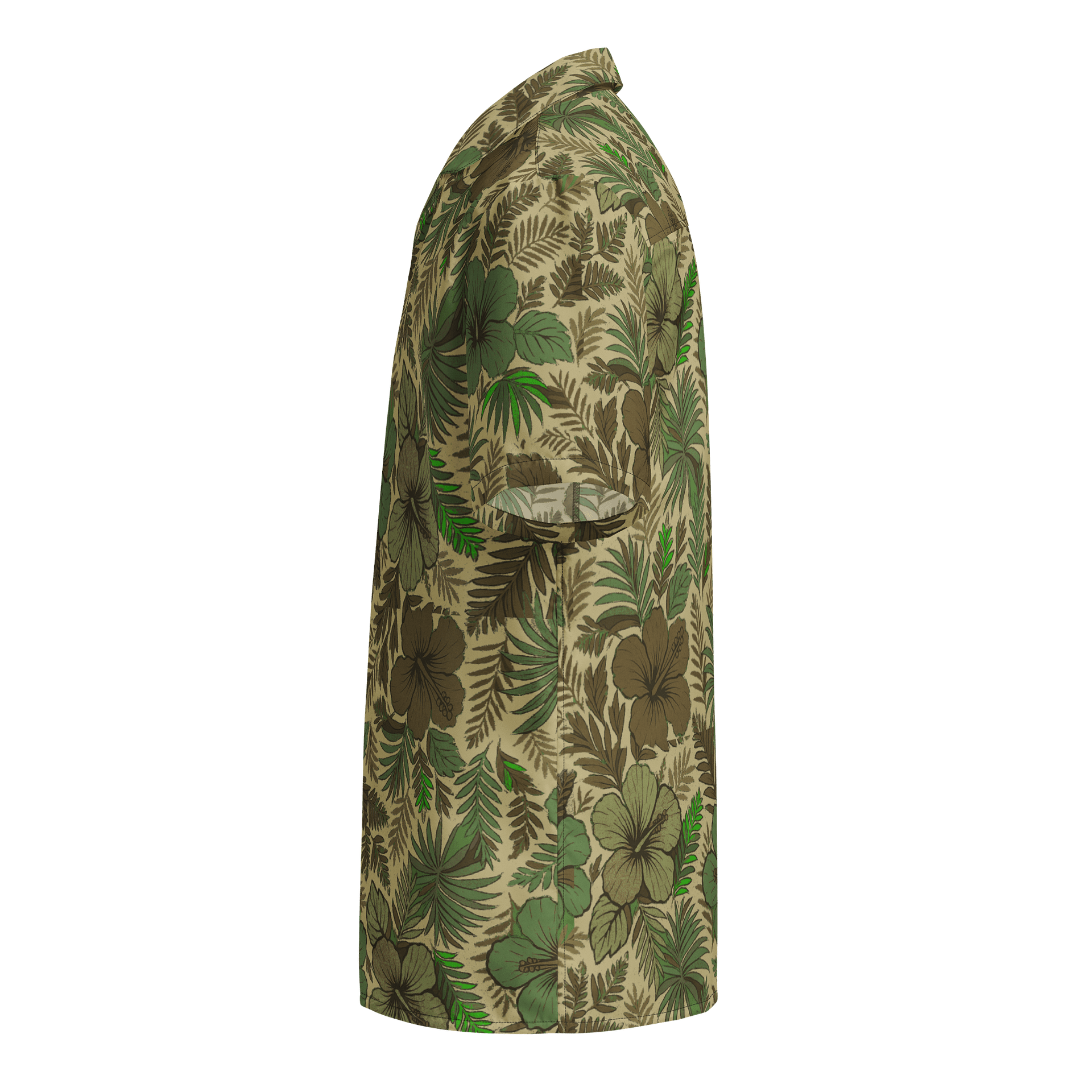 Camouflage Hawaiian shirt type 2 product image (3)