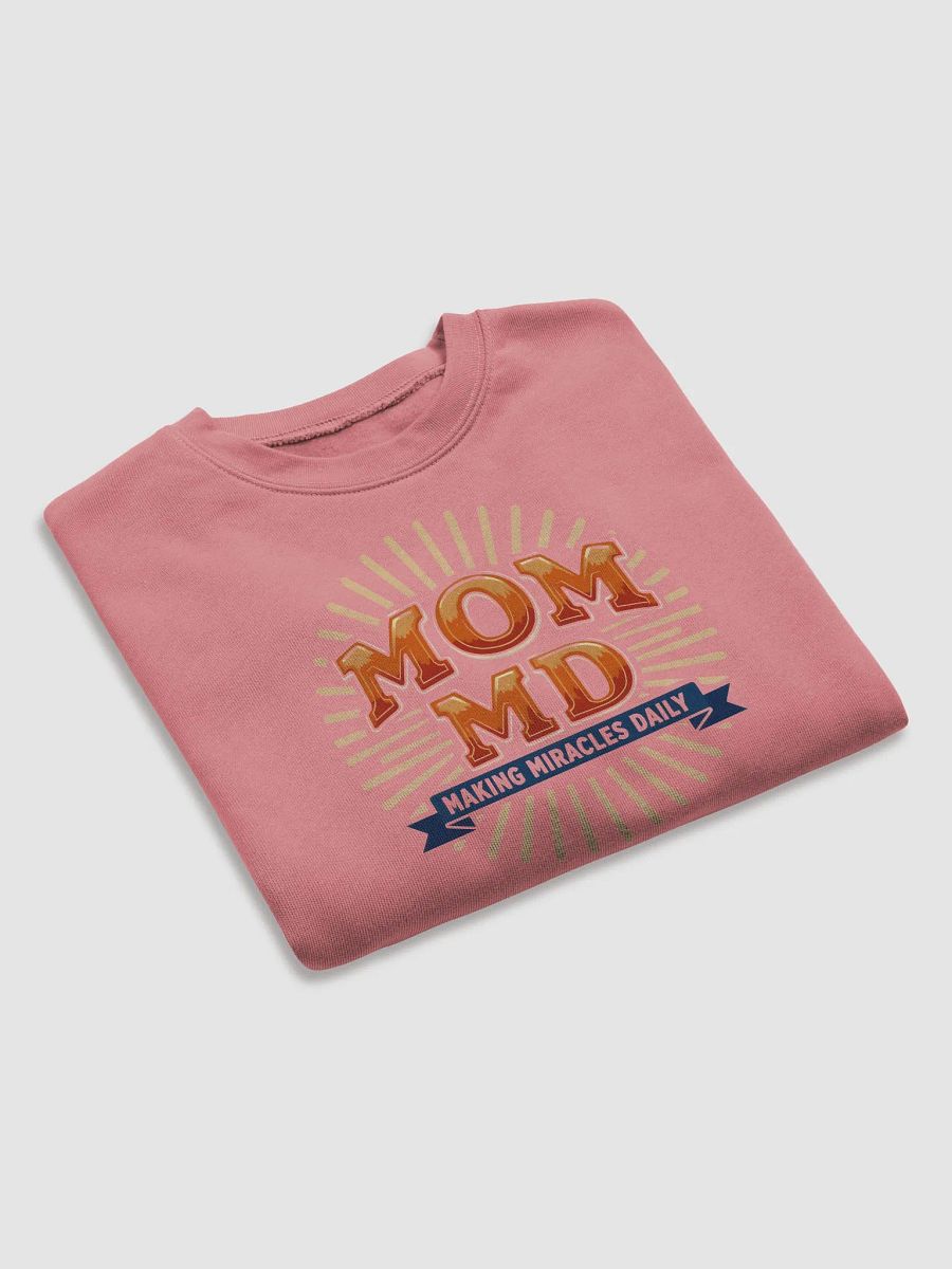 MOM MD Making Miracles Crop Sweatshirt product image (21)