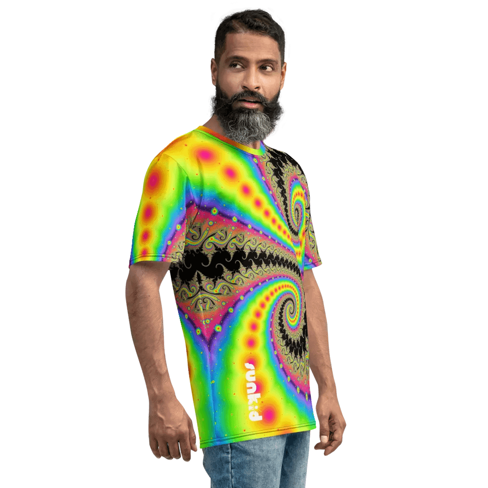 Fractal men's T-shirt - Pink Lemonade and Candy Twists product image (12)