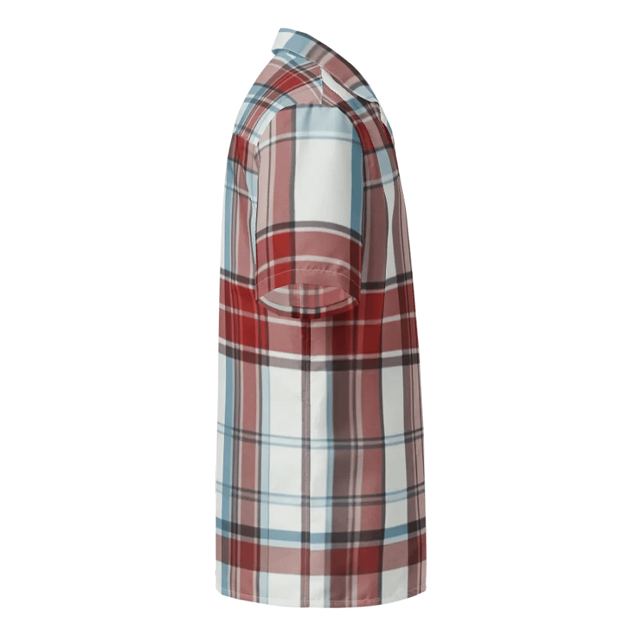 LITE BLUE RED PLAID product image (4)
