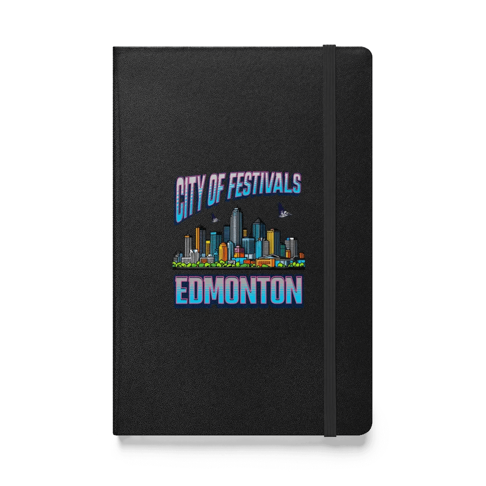 City of Festivals Edmonton Hardcover Notebook product image (1)
