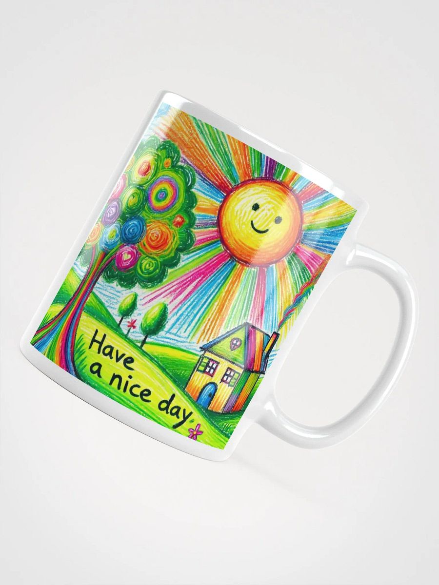 "Have a Nice Day" #Stylish Glossy White Mug product image (13)
