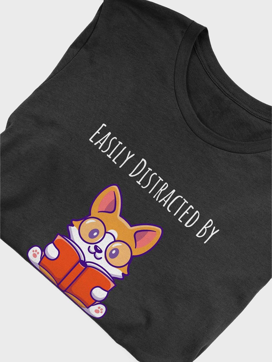 Easily Distracted By Dogs and Books - Unisex T-shirt Bella Canvas 3001 product image (15)