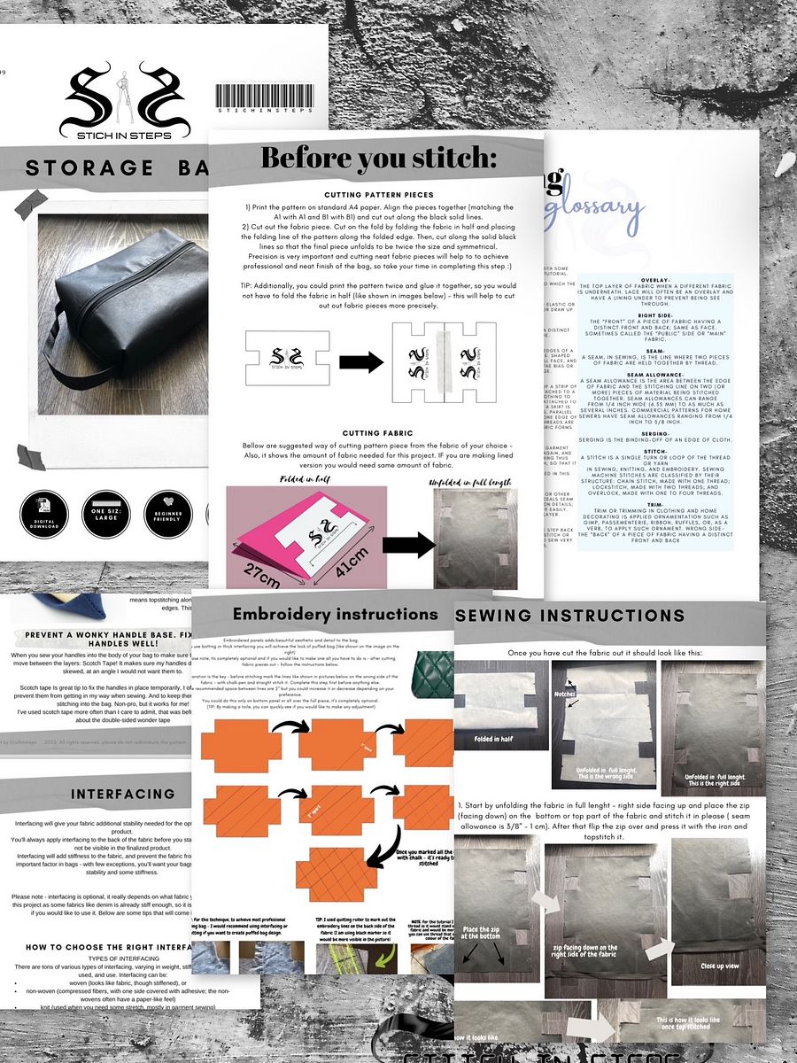 Ultimate Storage Bag - sewing pattern product image (3)