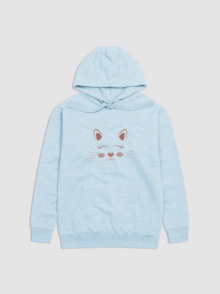 Adorable Cat Face Cotton Heritage Unisex Premium Hoodie product image (23)