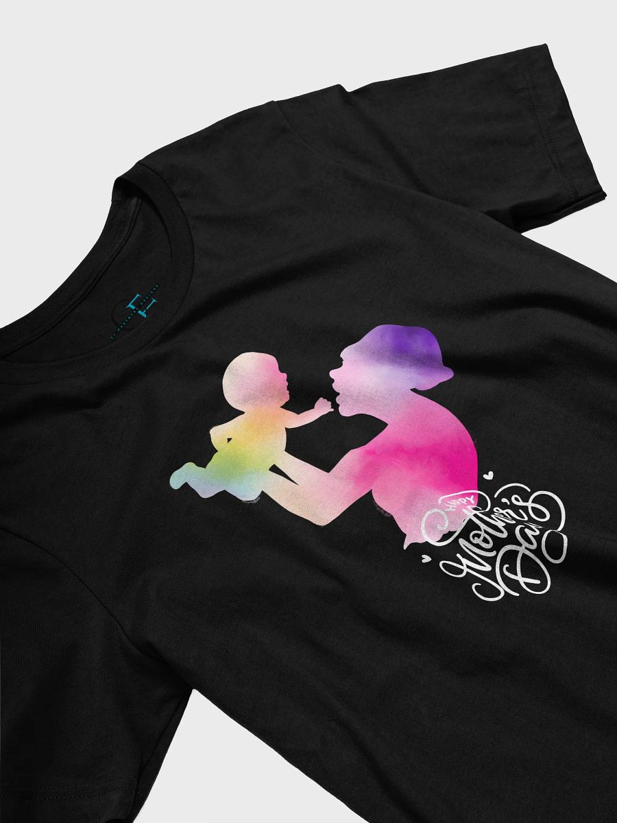 Bella + Canvas “Happy Mother’s Day” Watercolor Silhouette T-Shirt – Soft & Sentimental product image (17)