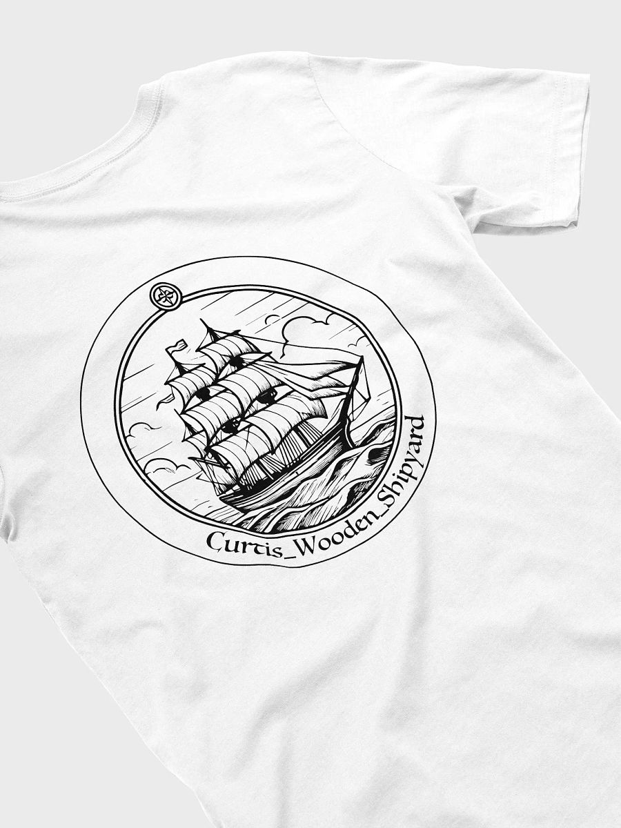 Light T-shirt with black transparant logo with name product image (1)