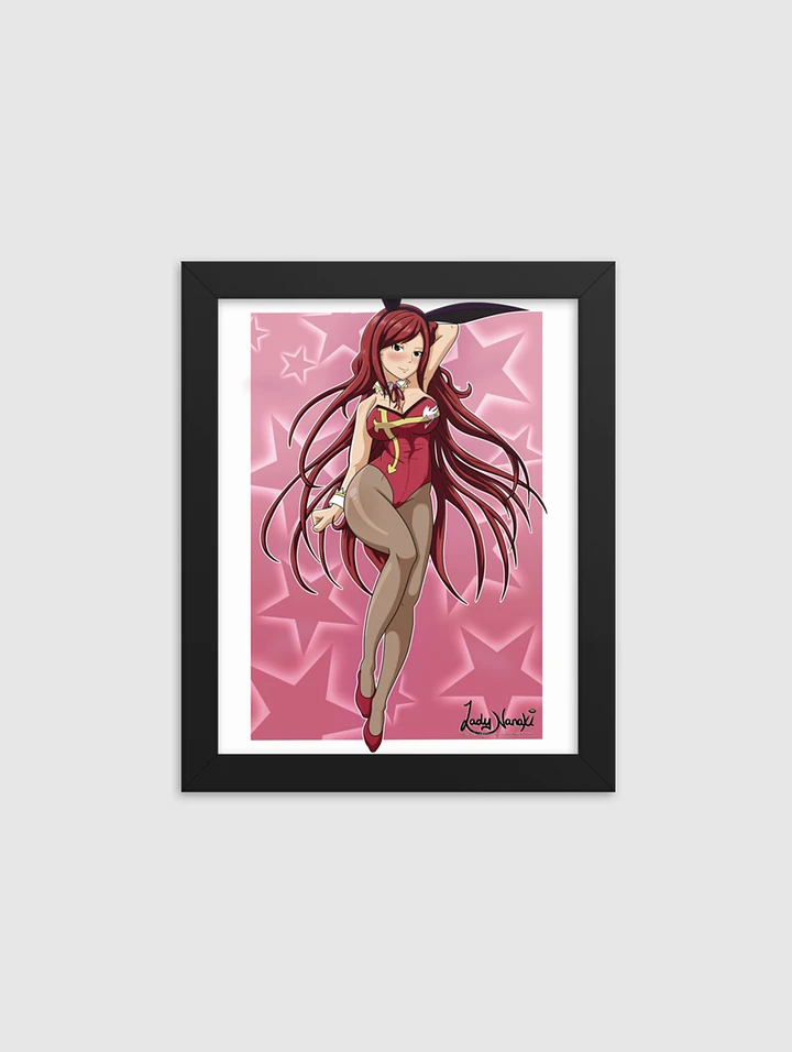 Bunny Suit Erza A4 Framed Print product image (1)