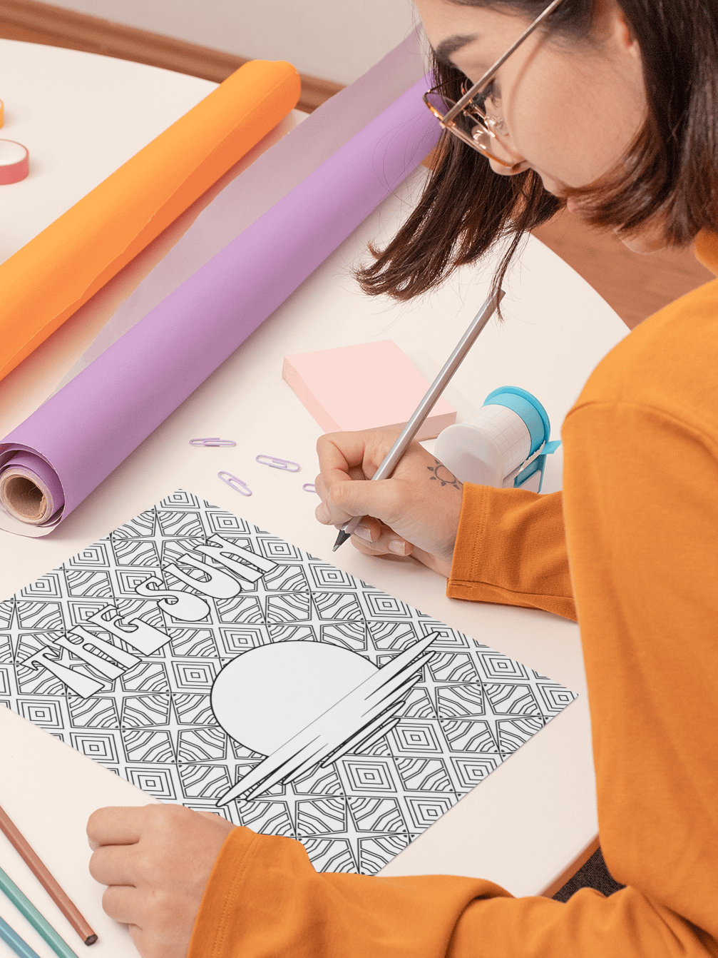 100 Nature & Pattern Coloring Pages PDF (A4 Size) product image (1)