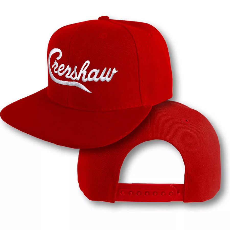 Straight Outta Crenshaw Cap Snap Back Hat Rap Hip Hop Urban Men LA Embroidered product image (5)