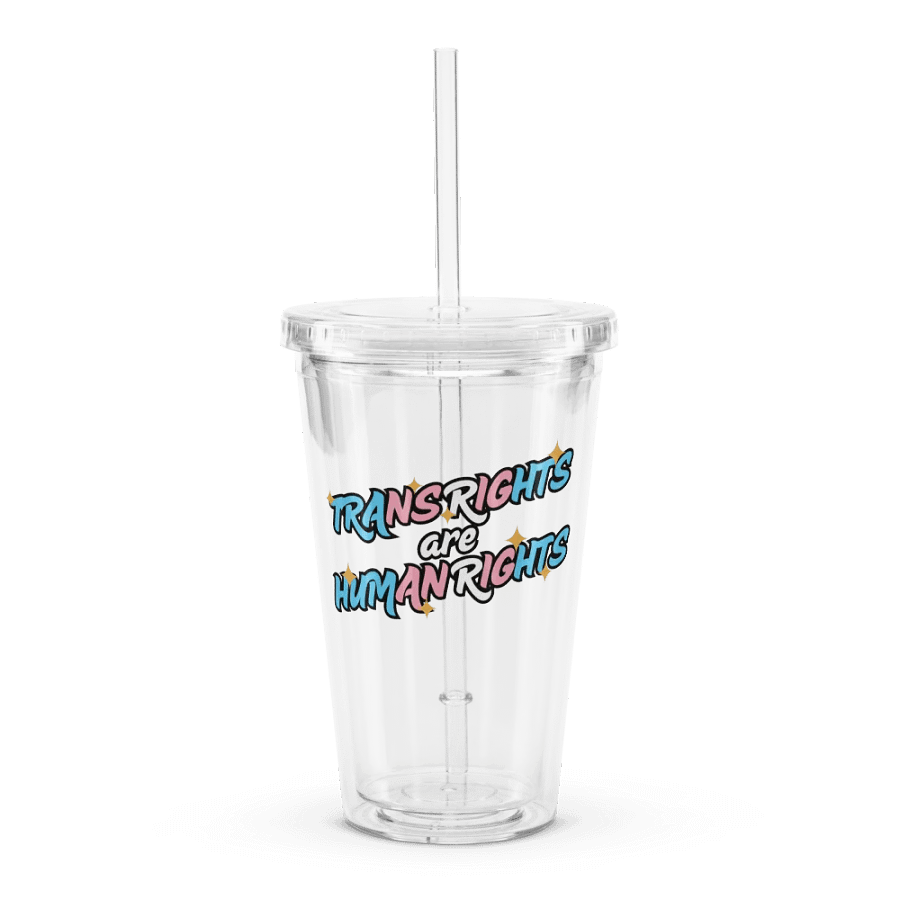 TRANS RIGHTS ARE HUMAN RIGHTS! Tumbler product image (1)