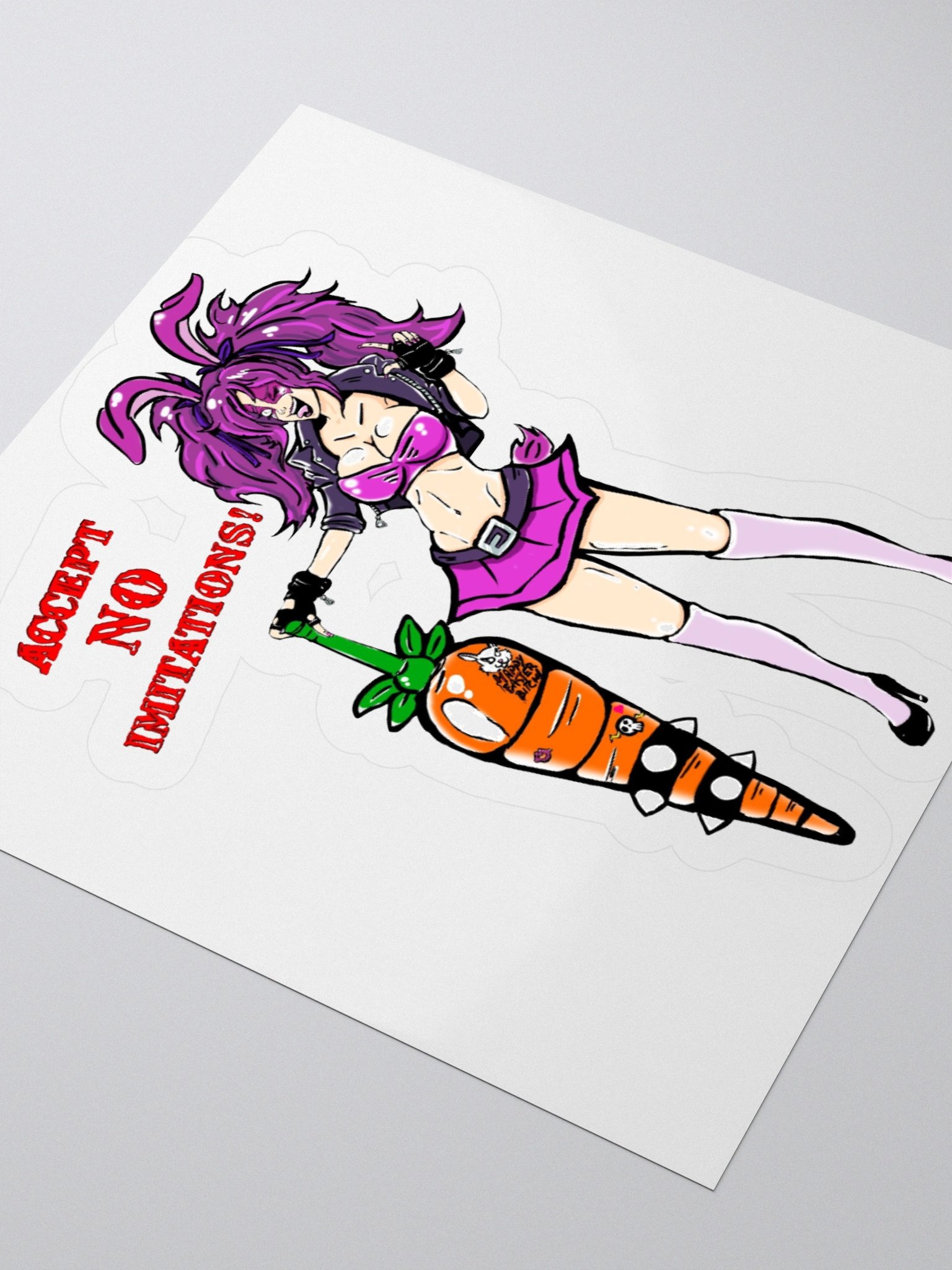 Accept No Imitations! Nayo Bunny Sticker product image (10)