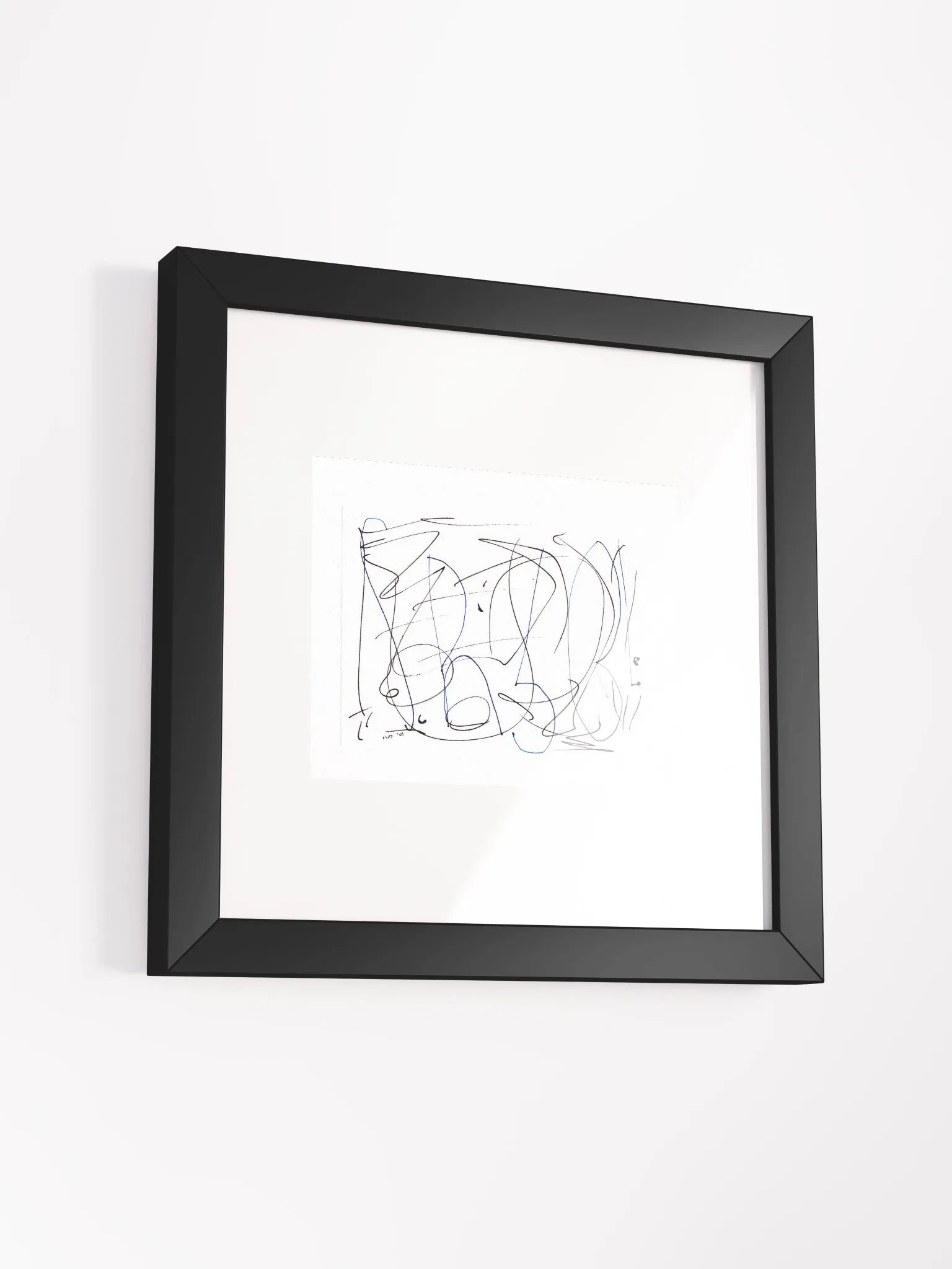 Babble Panel Card Print Framed product image (4)