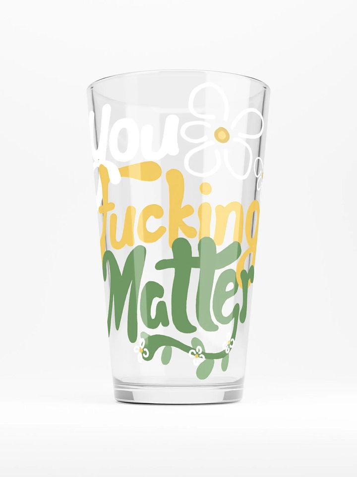 YFM Flower Pint Glass product image (1)