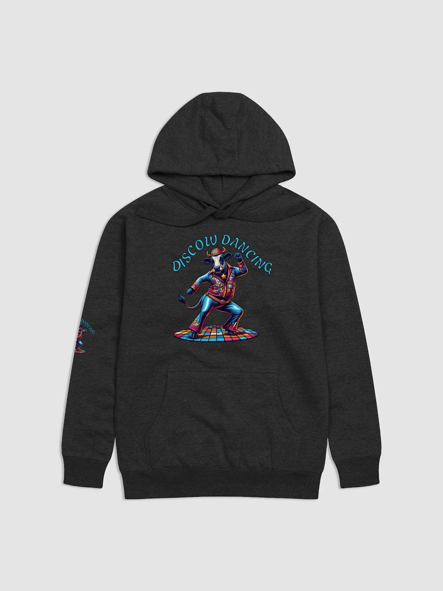 Retro Disco Dancing Cow Hoodie - Fun and Unique Fashion Statement product image (4)