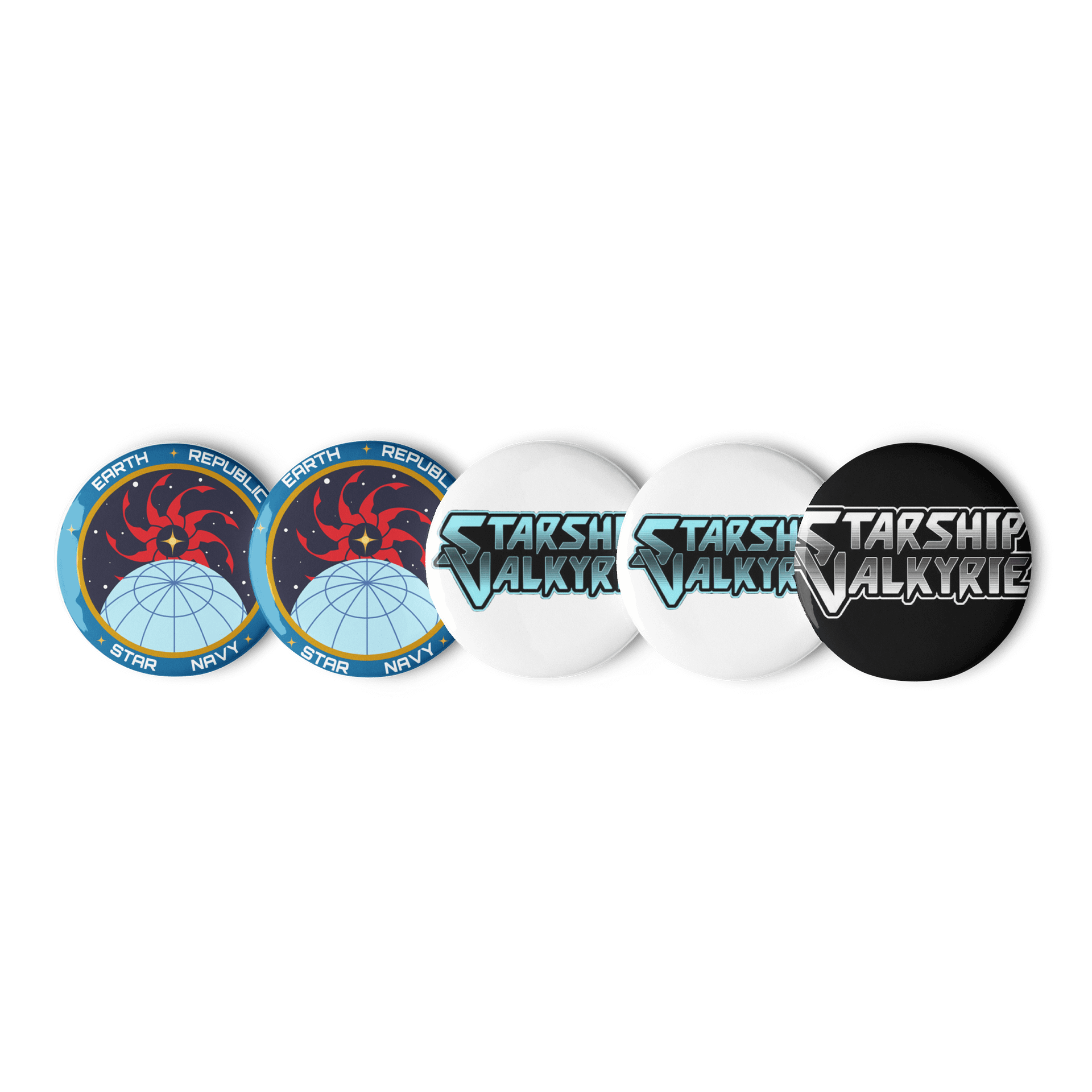 Starship Valkyrie Logo Commissary Pin Set product image (1)