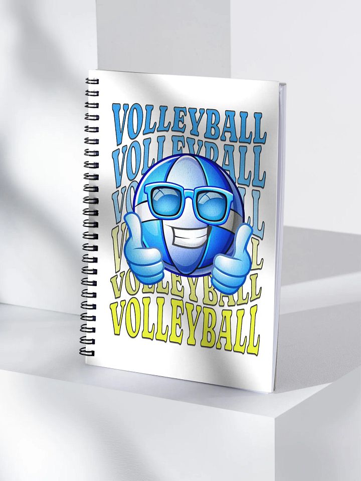 Thumbs Up Volleyball Spiral Notebook product image (1)